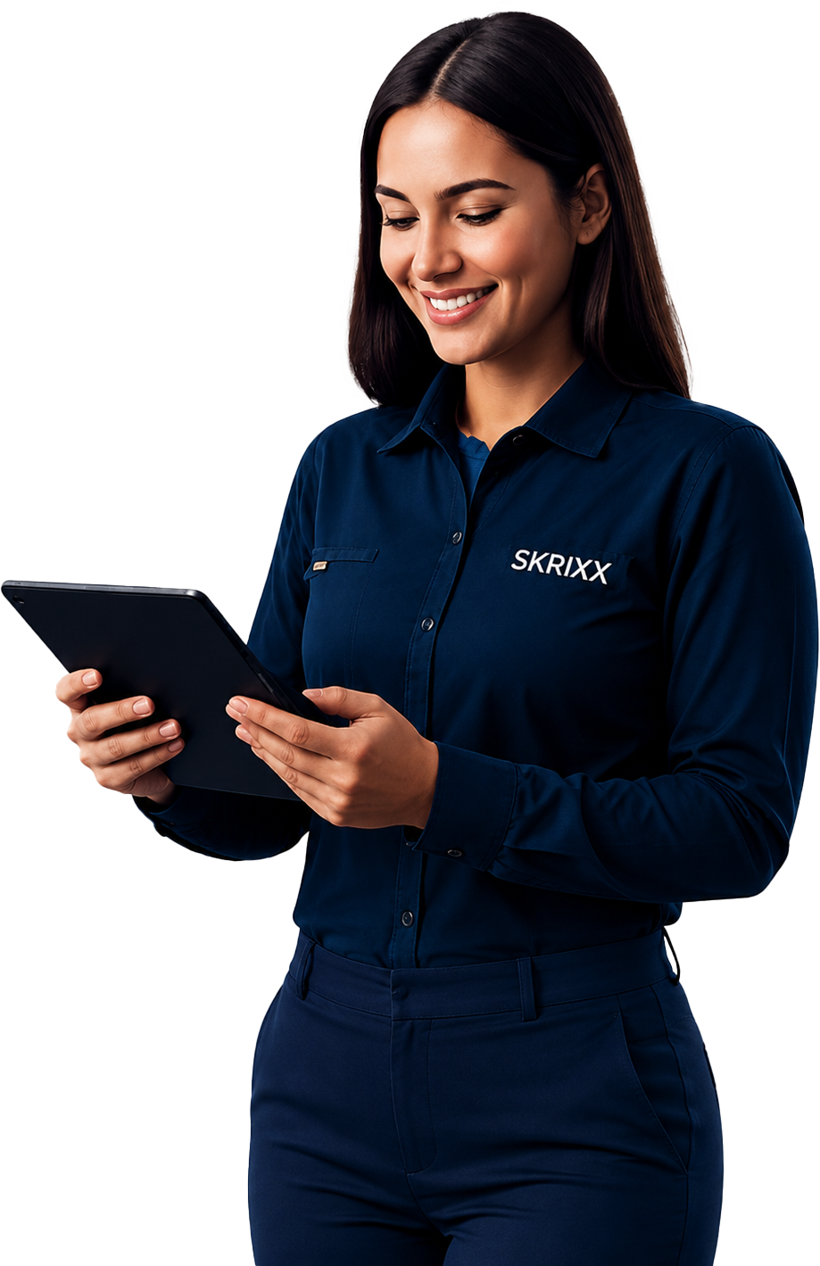 Skrixx learner using a tablet